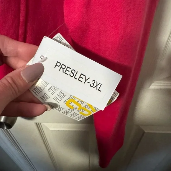 Lularoe Presley Moto Jacket. Pink. NWT.  3XL - Picture 5 of 6